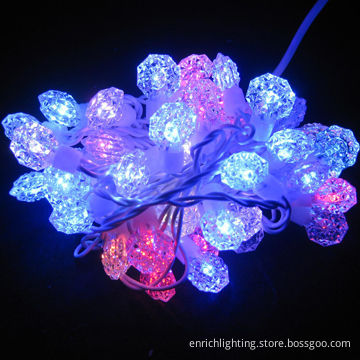 RGB LED Strawberry String Lights, 220V AC Input Voltage